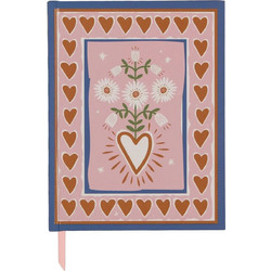 Desighworks Vintage Ημερολόγιο A Dopo Hearts