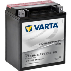 Varta Μπαταρία Μοτοσυκλέτας YTX16-BS 210A 14Ah