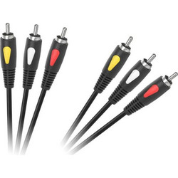 CableTech DM-4002-1.8 Καλώδιο 3RCA-3RCA 1.8m Eco-Line