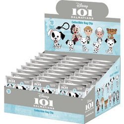 One Hundred and One Dalmatians 3D Foam Bag Clips Serie 72 Display (24)