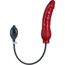 Inflatable Dildo L Rubber Red 23 x 4cm