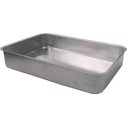 Ταψί αλουμινίου μακρόστενο Νο1 33x22x6cm ασημί 85501 ΚΩΔ.15915