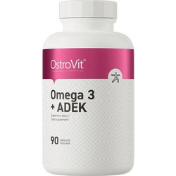 OstroVit Omega 3 & ADEK 120 Κάψουλες