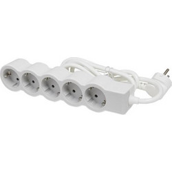 Legrand SurgeArrest 5 Outlets 3m Cable White/Grey