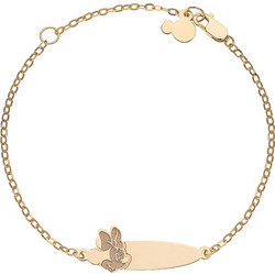 Βραχιόλι ταυτότητα Disney Minnie Mouse από χρυσό Κ9