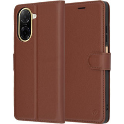 Techsuit Leather Folio Θήκη Book Brown (Xiaomi Redmi A5 4G)