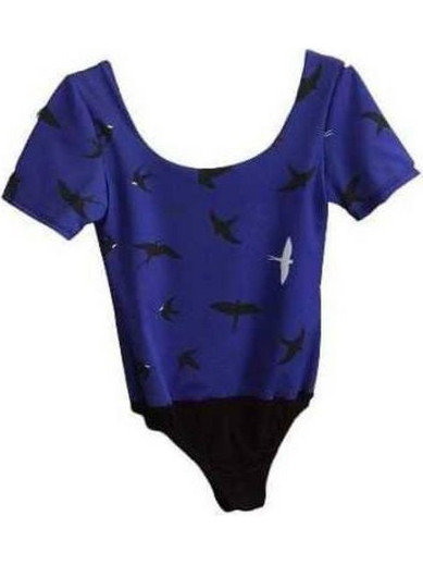 Γυναικείο Κορμάκι Chic Mess Birds Μπλε
