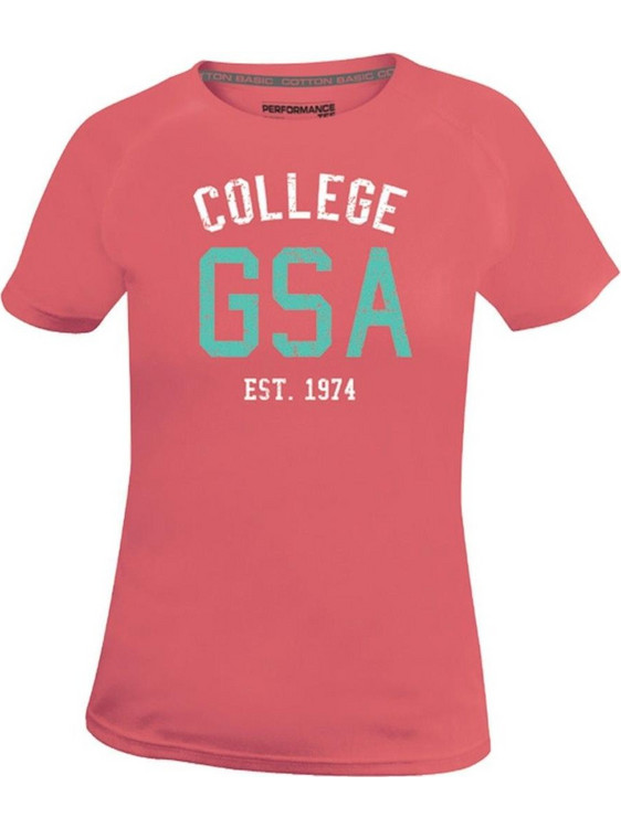 GSA Παιδικό T-Shirt Κοντομάνικο Κοραλί 88-3713-26