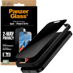 PanzerGlass Privacy Ultra-Wide Fit Tempered Glass (iPhone 17 / 16 Pro)