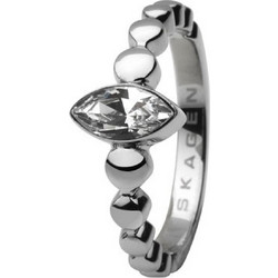 Skagen Γυναικείο Δαχτυλίδι από Ατσάλι Ασημί JRSS005SS