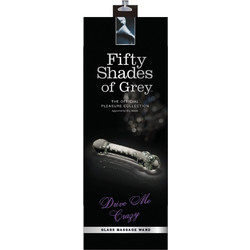 Fifty Shades of Grey Drive Me Crazy Glass 19cm Clear