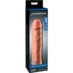 Pipedream Fantasy X-tensions Perfect 2 Κάλυμμα Επιμήκυνσης Πέους 20cm Flesh