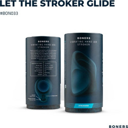 Boners Vibrating Handjob Stroker Pocket Αυνανιστήρι με Δόνηση Blue