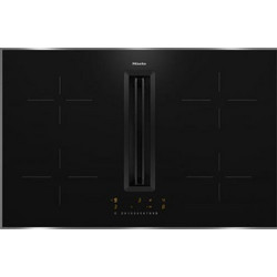 Miele KMDA 7272 FR-A 12120710 Επαγωγική Εστία Αυτόνομη με Ενσωματωμένο Απορροφητήρα & Λειτουργία Κλειδώματος 80x52cm