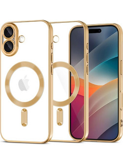 Tech-Protect Magflex Magsafe Case For Iphone 17 - Transparent Gold - (28362-0)
