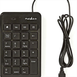 Nedis KBNM100BK Black Αριθμητικό Πληκτρολόγιο