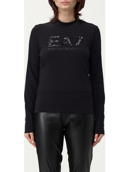 EA7 ARMANI T-SHIRT ΜΠΛΟΥΖΑ ΓΥΝΑΙΚΕΙΑ - ΜΑΥΡΟ - 7W000544 AF14880