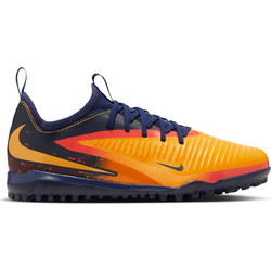 Nike Jr. Phantom 6 Low Acad "Elring Haaland" TF HQ2040-800 Παιδικά Ποδοσφαιρικά Παπούτσια με Σχάρα Πορτοκαλί Navy Μπλε