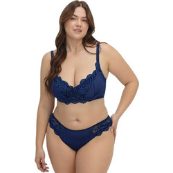 Γυναικείο Set Plus Size Annamu Μπλε A-1117