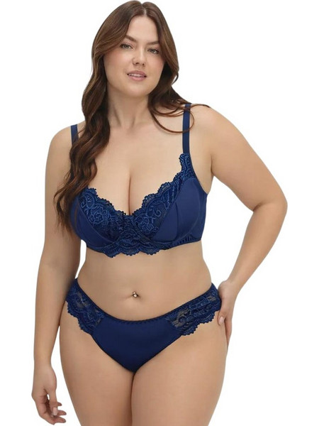 Γυναικείο Set Plus Size Annamu Μπλε A-1117