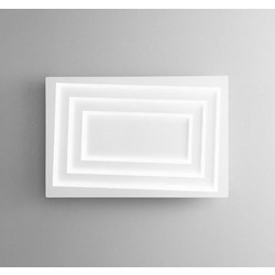 Luce Πλαφονιέρα Οροφής 60cm με Ενσωματωμένο LED LED-HYPNOTIC-PL60X40 8031414915453