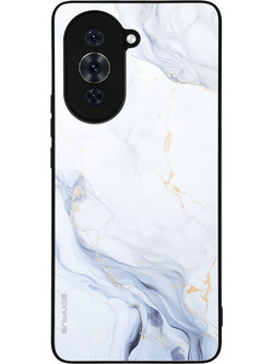 Sonique Marble Series Back Cover White 02 (Huawei Nova 10 Pro)