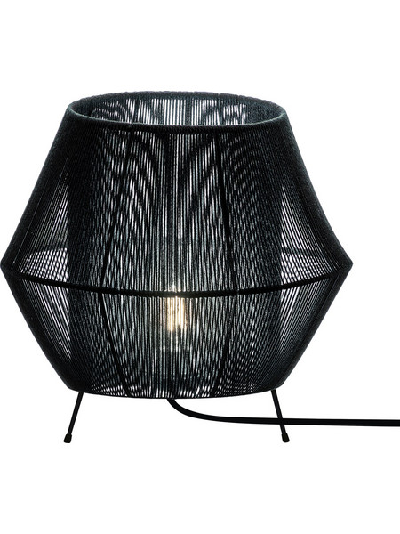 Viokef 4214201 Πορτατίφ Ε27 Μαύρο Φ30xΥ25.5cm