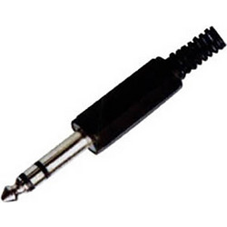 ΚΑΡΦΙ STEREO 6.3mm ΠΛΑΣΤΙΚΟ ΝΙΚΕΛ ΜΑΥΡΟ AP1002 ULTIMAX (ΣΕΤ ΜΕ 5)