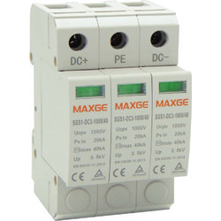 ΑΝΤΙΚΕΡΑΥΝΙΚΑ ΡΑΓΑΣ 3P 40kA 1000VDC SGS1-DC MAXGE (ΣΕΤ ΜΕ 2)