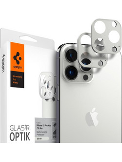Spigen Optik.tR Camera Protector 2-pack iPhone 13 Pro / 13 Pro Max Silver