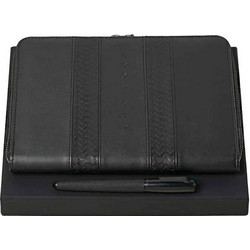 Hugo Boss Σετ Pure Tire μαύρος Μαρκαδόρος Rollerball pen, και Φάκελος εγγράφων Conference folder A5, Black, HPMR902