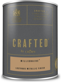 Crown Crafted lustrous metallic Millionaire, μεταλλικό χρώμα 125ml