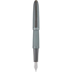 Diplomat D40314025 Aero Steel Πένα/ Fountain Pen - Medium - Grey
