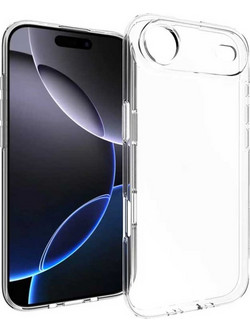 Transparent Silicone Case iPhone 17 Air Διαφανής Θήκη Σιλικόνης