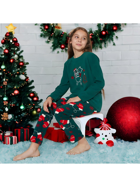 Παιδική fleece πυτζάμα christmas (23090-K)