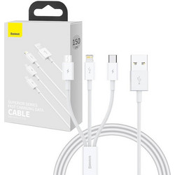 Baseus Superior Regular USB 2.0 to micro USB Cable 1m - Λευκό