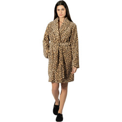 Harmony Γυναικεία Ρόμπα Χειμωνιάτικη Fleece Καφέ 36-409708