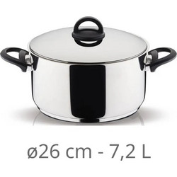 Χύτρα Ν.26 7,2L Homebliss Pyramis 18/10 INOX