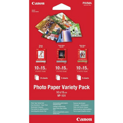 Canon VP-101 Φωτογραφικό Χαρτί Variety Pack A6 (10x15) για Εκτυπωτές Inkjet 20 Φύλλα