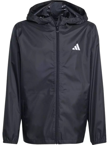 Adidas Αθλητικό Παιδικό Μπουφάν Χειμωνιάτικο Softshell Αδιάβροχο Μαύρο JL9046