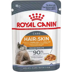 Royal Canin Care Hair & Skin with Meat & Fish in Jelly 85gr