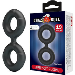 Crazy Bull Radwan Super Soft Silicone Ring D-243846 Ελαστικό Δαχτυλίδι Πέους Σιλικόνης Μαύρο