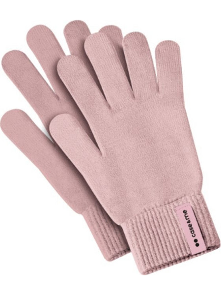 SBS Case Me Winter Wooly Gloves For Touch Screens One Size Pink - (WINTER24GL22P)