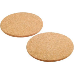 Σουβέρ Στρόγγυλα Σετ 2/τεμ από Φελλό 19x0.5cm KMT Style
