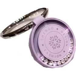 Ring Holder With Faux Diamonds purple