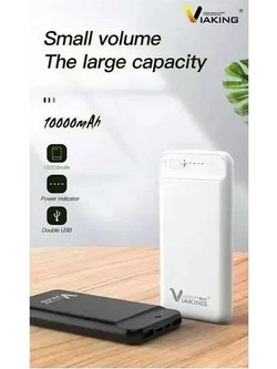 Viaking XGB-009 Power Bank 10000mAh με 2 Θύρες USB-A Black