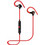 Awei A620BL Ακουστικά Bluetooth In Ear Ανθεκτικά στο Νερό Red