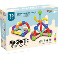 Μαγνητικά Τουβλάκια 36 τεμάχια 25x6x20εκ Luna Toys (623352)