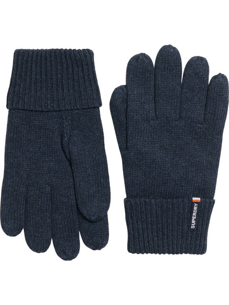 SUPERDRY M SDNA ESSENTIAL LOGO KNITTED GLOVES - M9310076A-C2P BLUE