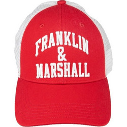 Franklin & Marshall Ανδρικό Καπέλο Jockey με Δίχτυ Snapback Υφασμάτινο Κόκκινο JU4001.000.A0406-260